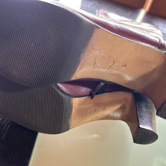 Salvatore Ferragamo Boot Macroon High Heel - Size 6AAAA - Picture 4 of 4